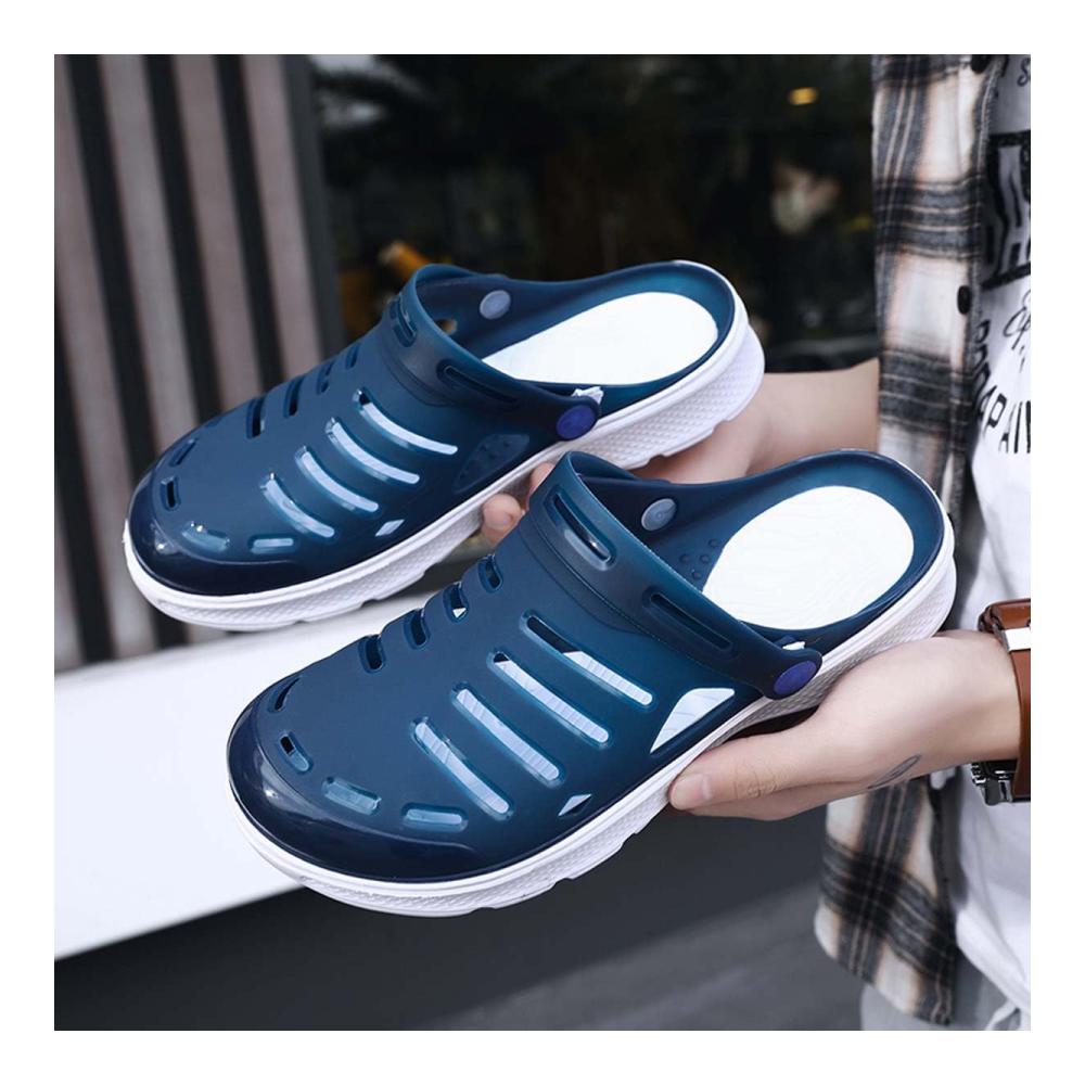 Leichtgewichtige Garten Clogs & Pantoletten - Atmungsaktive Sandalen für Damen und Herren Schnell Trocknende Hausschuhe rutschfeste Gartenschuhe für Strand und Garten