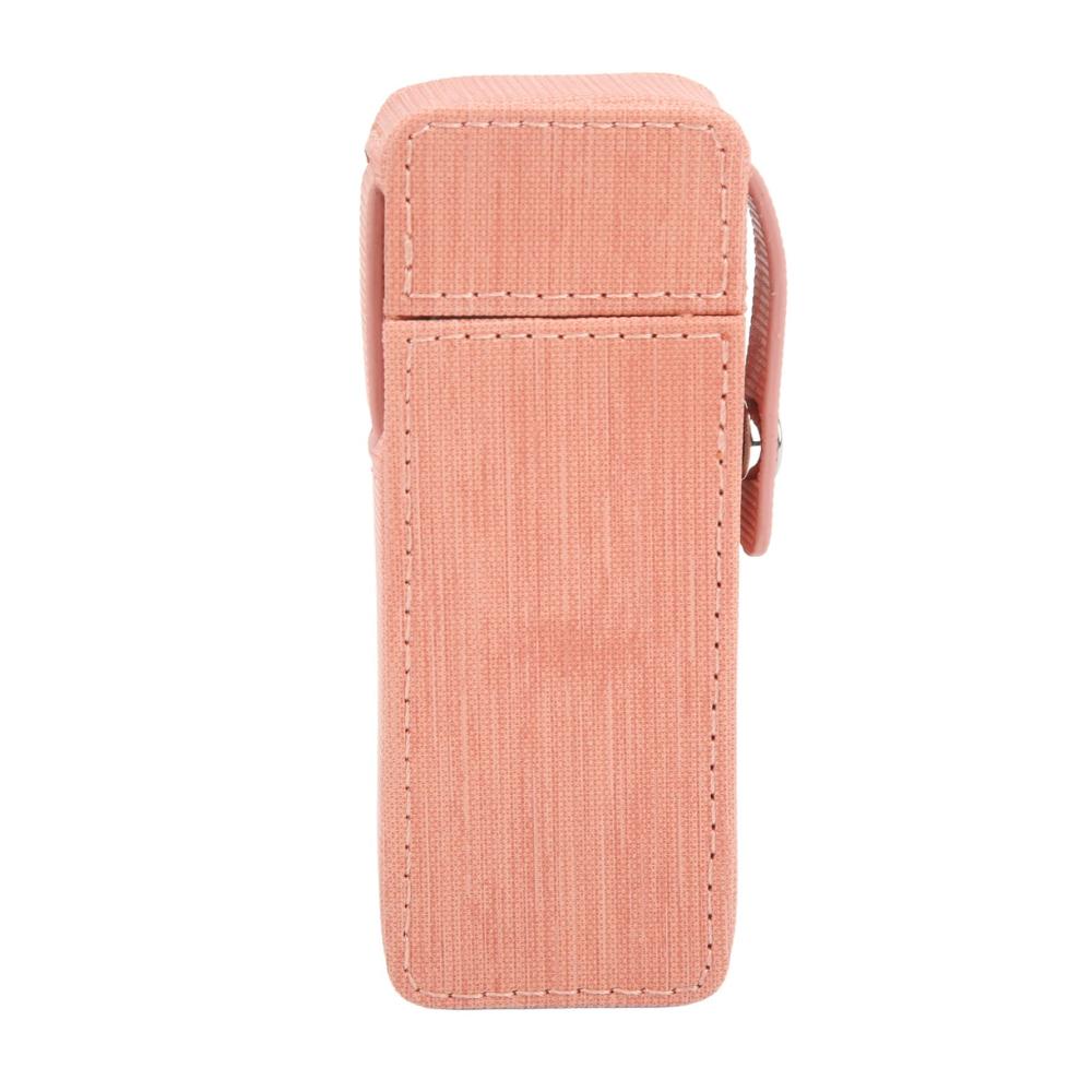 Zigarettenetui Pu-Etui Wasserdichtes Retro-Design mit Schnallen - Aufbewahrungsbox für Männer (Rosa