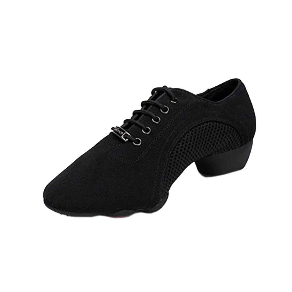 Damen Tanzschuhe Latine Performance Sneakers mit Atmungsaktivität und Niedrigem Absatz
