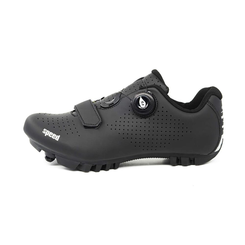 Radsportschuhe Kohlefaser-MTB-Schuhe | Rutschfeste Fahrradschuhe für Straße & Berg | Atmungsaktiv & reflektierend