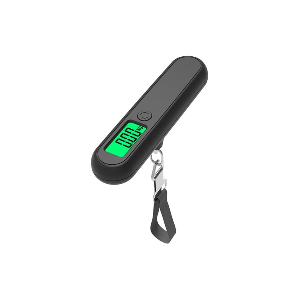 Digitale Gepäckwaage Tragbare Reisewaage mit hintergrundbeleuchtetem LCD-Display 50 kg Kapazität für präzises Wiegen – Ideal für Reisende