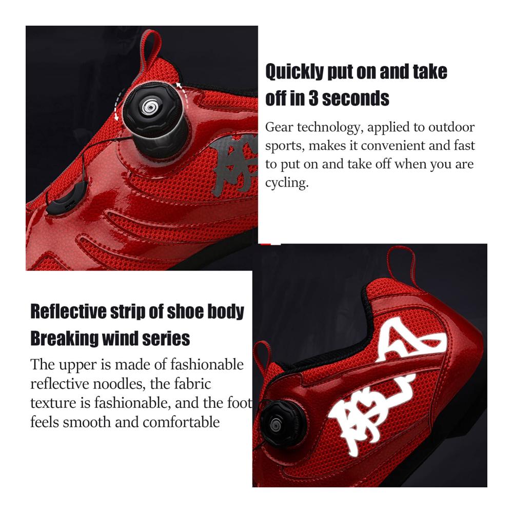 Hochwertige Radsportschuhe für Herren und Damen - Leistungsstarke Rennradschuhe für Mountainbikes - Atmungsaktive Turnschuhe für Spinning und MTB - Unterstützende Schuhe für effizientes Radfahren - Farbe Schwarz (Größe 46