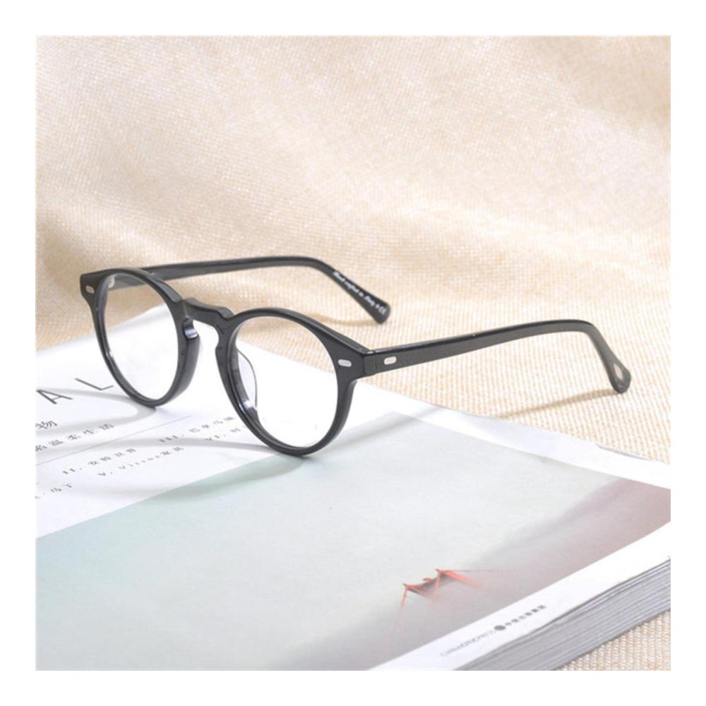 Ovaler Retro-Vintage Brillenrahmen für stilvolle Optik Dekorative Spektakel Myopia Rahmen