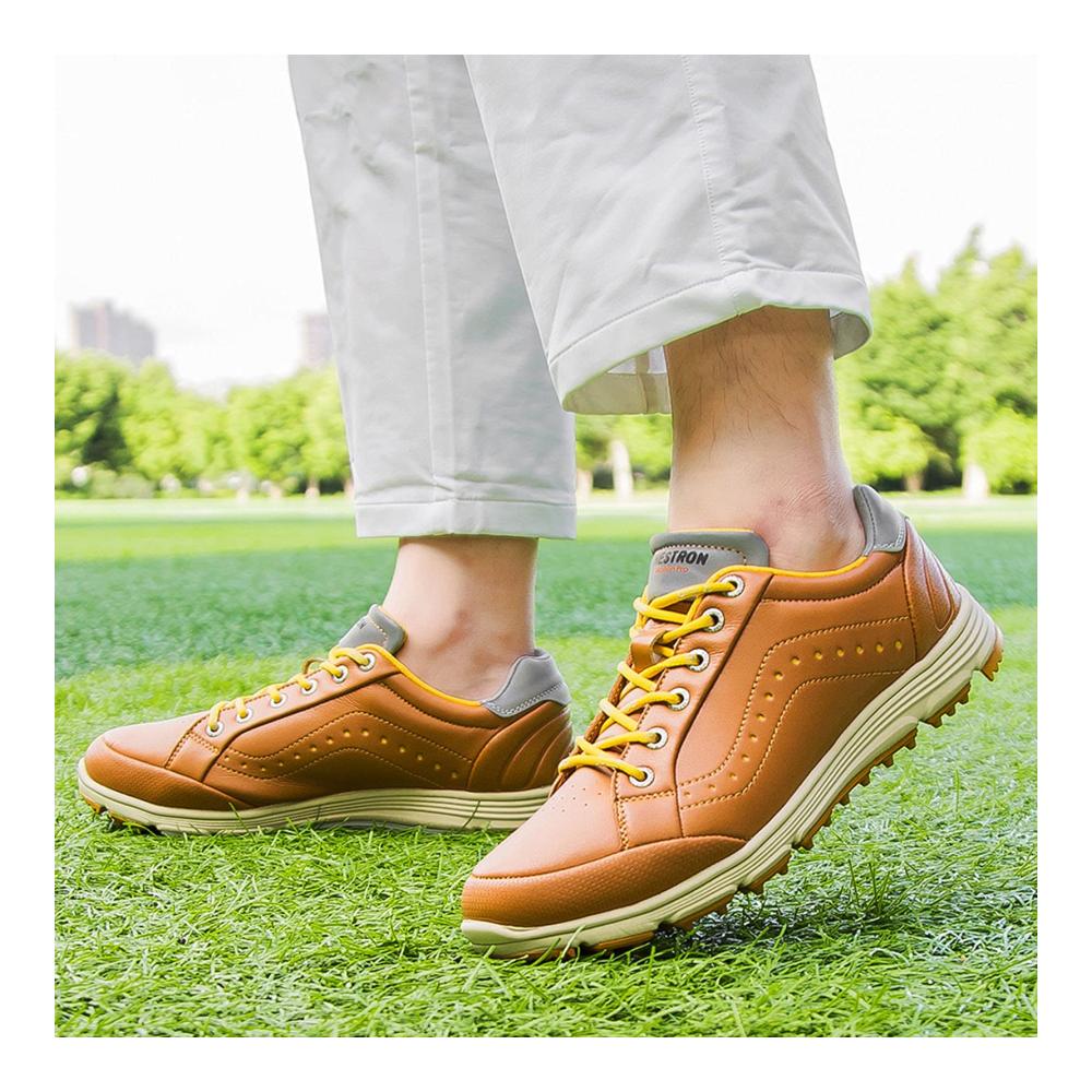 Golfschuhe für Herren Leichte Wasserdichte Sportschuhe mit rutschfester Sohle – Atmungsaktive Hallen- & Fitnessschuhe für Klettern Laufen und Walking