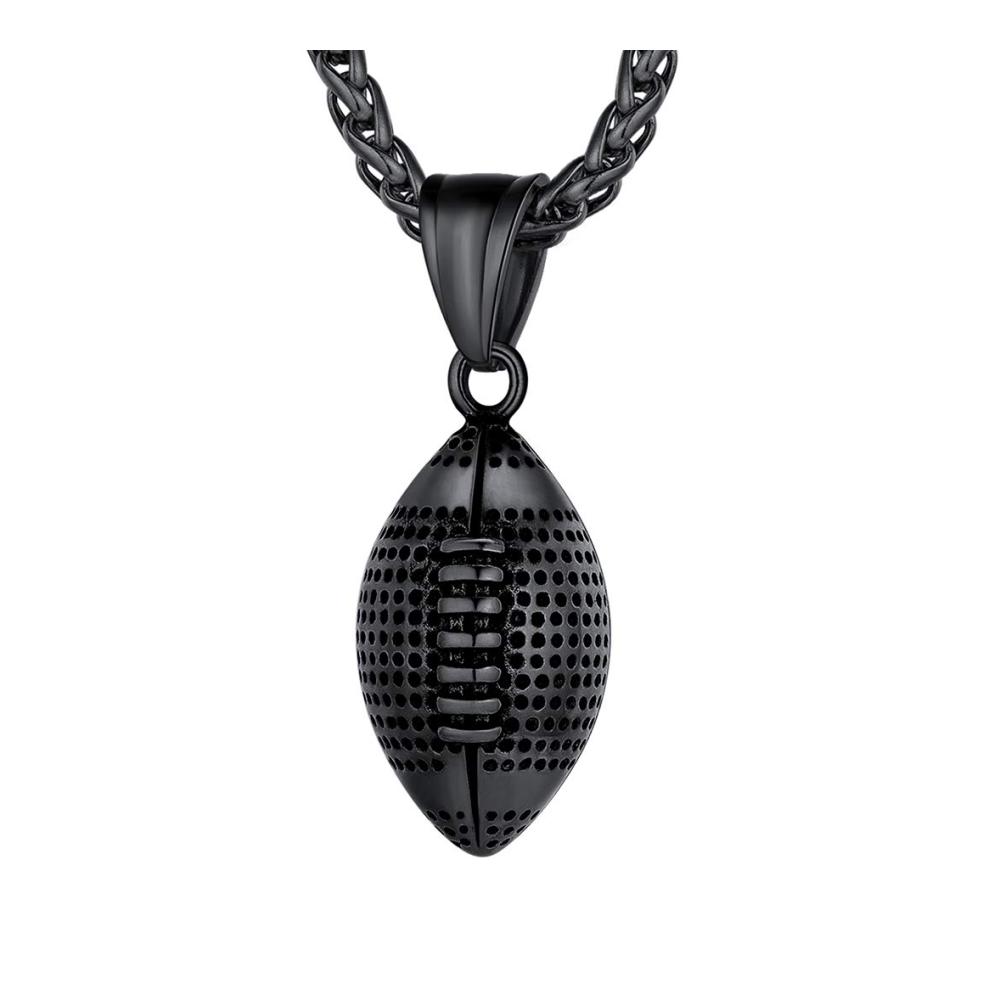 Rugby Ball-schwarz