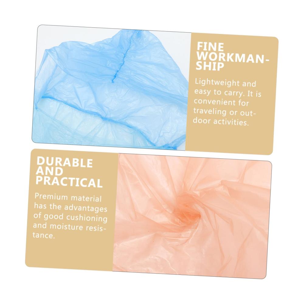 20 Stück Transparente Einweg-Regenponchos für Kinder & Erwachsene | Kapuzen Regenanzüge aus Kunststoff | Praktische Regenjacken & -mäntel