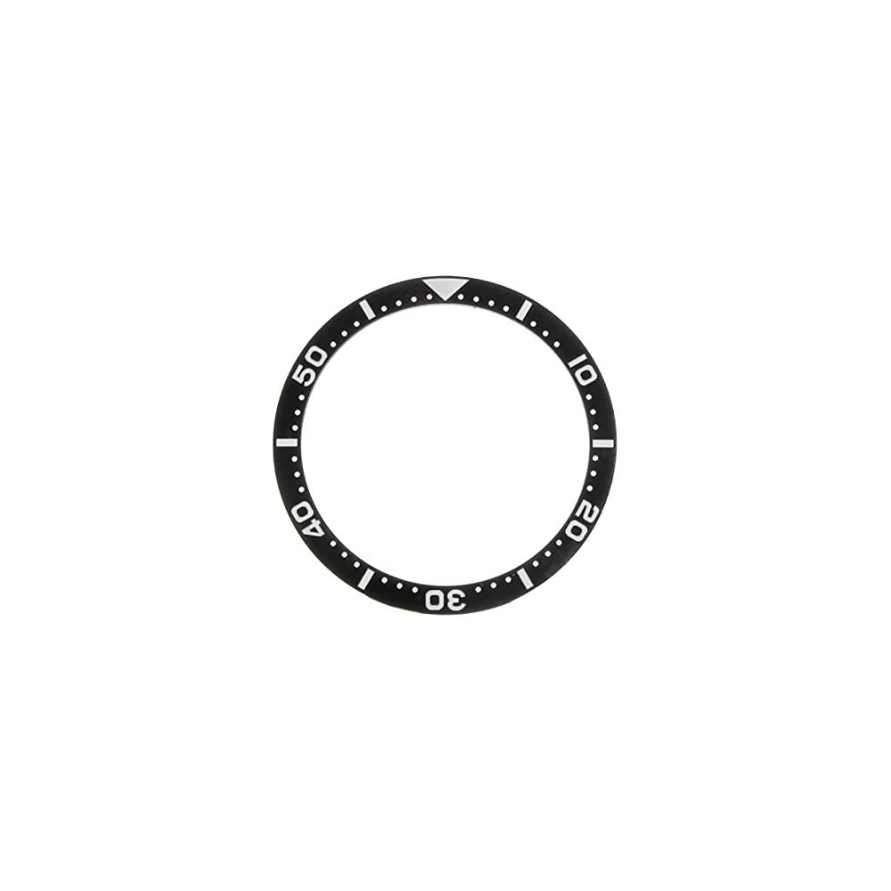 38mm Black Ceramic Lünette für Seiko Uhr - Displayschutzfolien Wasserdicht Automatische Herrenuhr Zubehör Armbanduhr Lünette Ersatz
