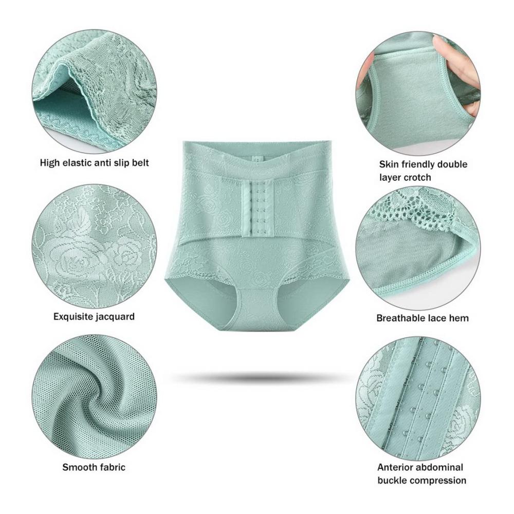 Miederslips ACMEDE Damen - Figurformende Unterhose mit Hoher Taille Bauchweg Effekt Miederhose mit 3 Hakenreihen Butt Lifter und Hip Enhancer Shapewear - Elastischer Body Shaper für Bauchkontrolle (40-80kg
