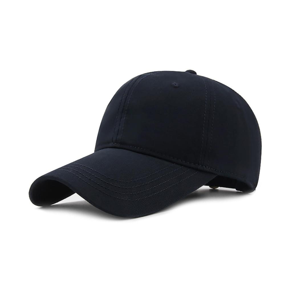 Größe Plus Baseball Cap in Grau für stilvolle Kopfbedeckung
