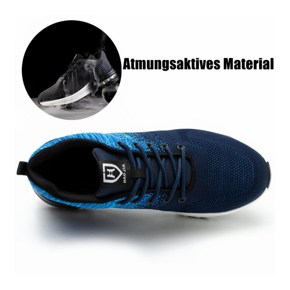 Sicherheitsschuhe Herren/Damen Leichte Sportliche Arbeitsschuhe mit Stahlkappen - Atmungsaktiv und Schutzschuhe für die Arbeit