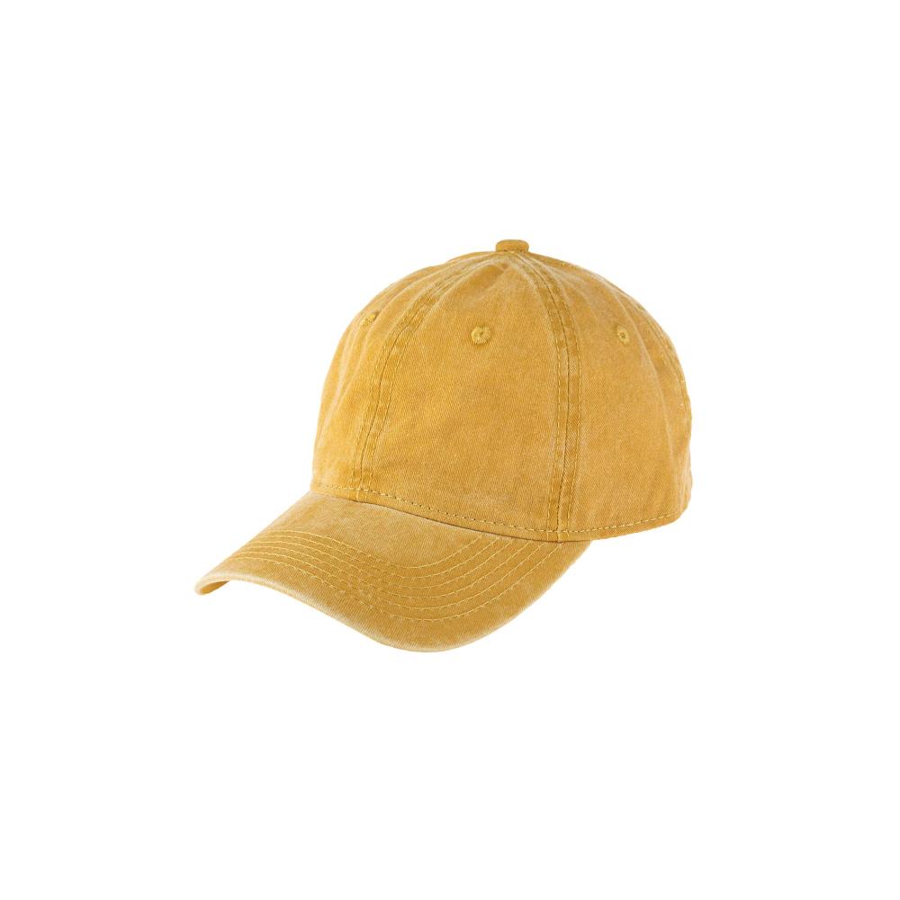 Baseball Cap Classic - Washed Senf
