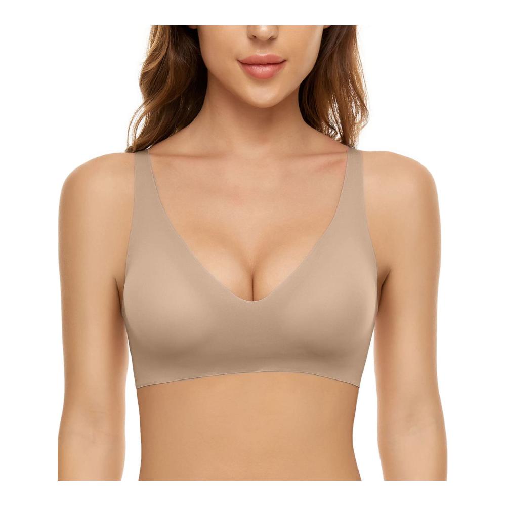 Klassischer Push-Up-BH mit abnehmbaren Polstern - Nahtloser Soft-Bra für täglichen Komfort und verführerische Dessous