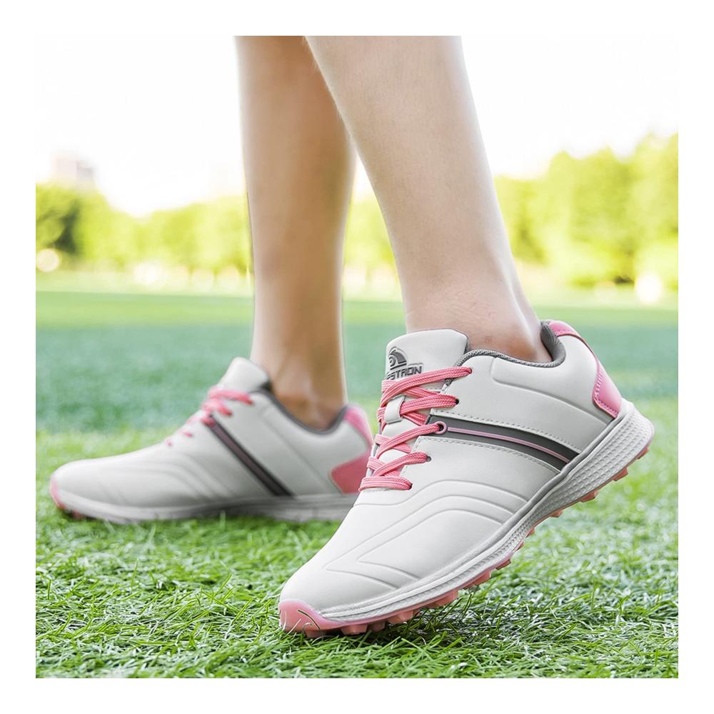 Leichtgewichtige Wasserdichte Golfschuhe für Damen – Anti-Rutsch Atmungsaktiv – Indoor & Outdoor Golftraining