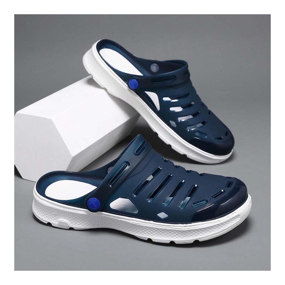 Leichtgewichtige Garten Clogs & Pantoletten - Atmungsaktive Sandalen für Damen und Herren Schnell Trocknende Hausschuhe rutschfeste Gartenschuhe für Strand und Garten