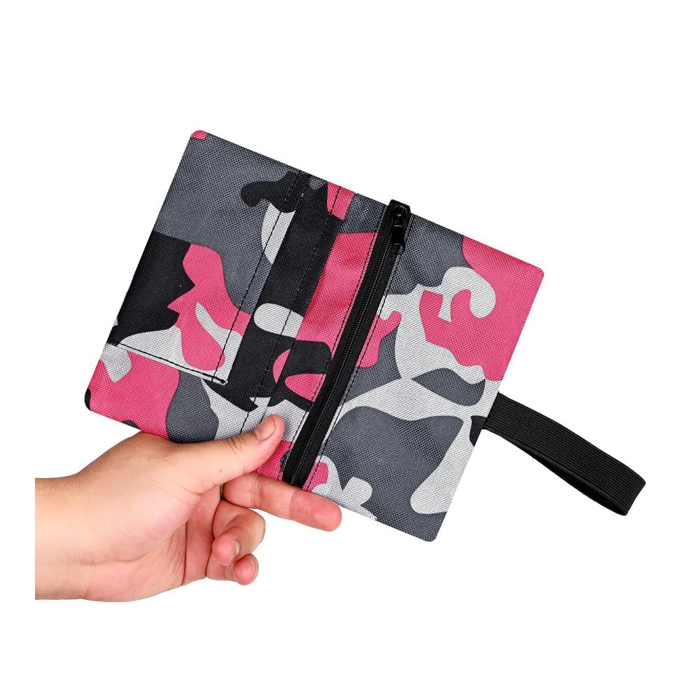 Tabaktasche für Damen Stilvolles Zigarettenetui & Tabakbeutel mit Fächern für 30/50g Tabak Drehertasche inklusive Platz für Filter Blättchen und Feuerzeug