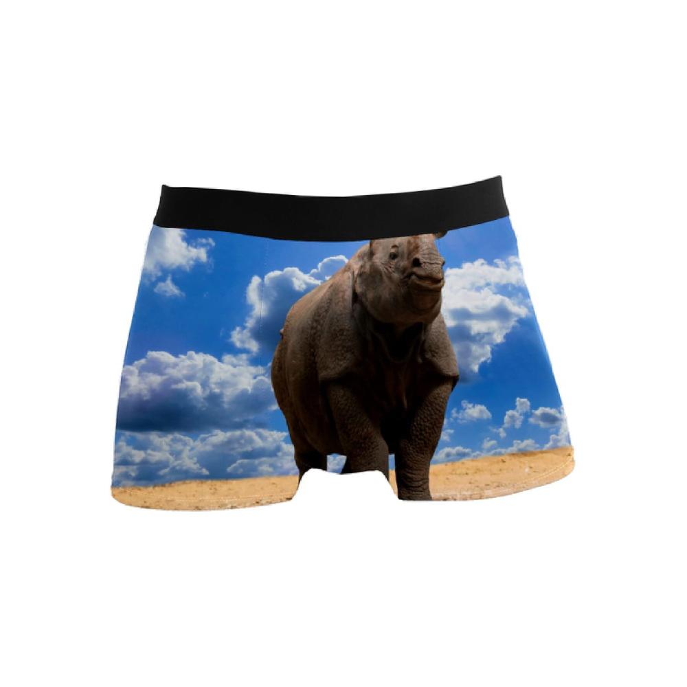 Herren Boxershorts - Pachyderm Sky Design 1er Pack Stretch & Atmungsaktiv