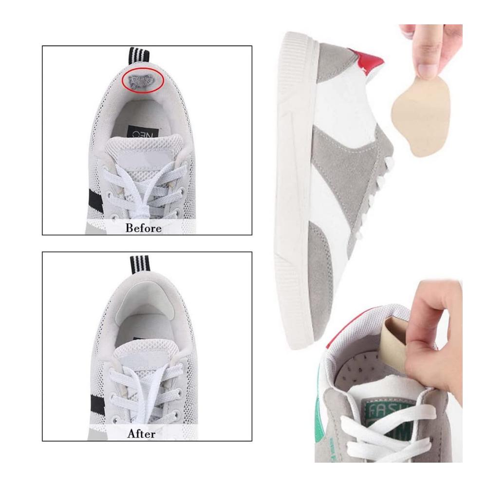 Schuhreparatur-Patch-Set 24 Paare Selbstklebende Fersen-Patches für Schuh-Loch Fersenschutz für die meisten Schuharten in 2 Größen – Komfortabler Schutz und Reparatur