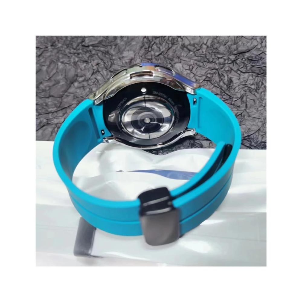 Silikon Uhrenarmband mit Magnetschnalle für Samsung Watch 4/5 Watch 5 Pro Galaxy Watch 4 Classic - Passend für 40/44 mm und 42/46 mm Modelle