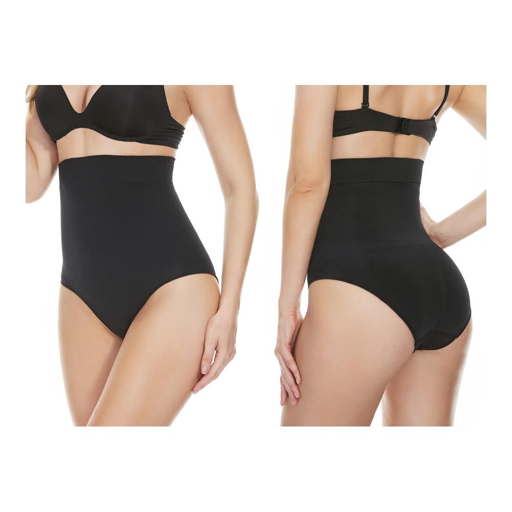 Shapewear Damen Hohe Taille Miederslip für Bauchweg-Effekt