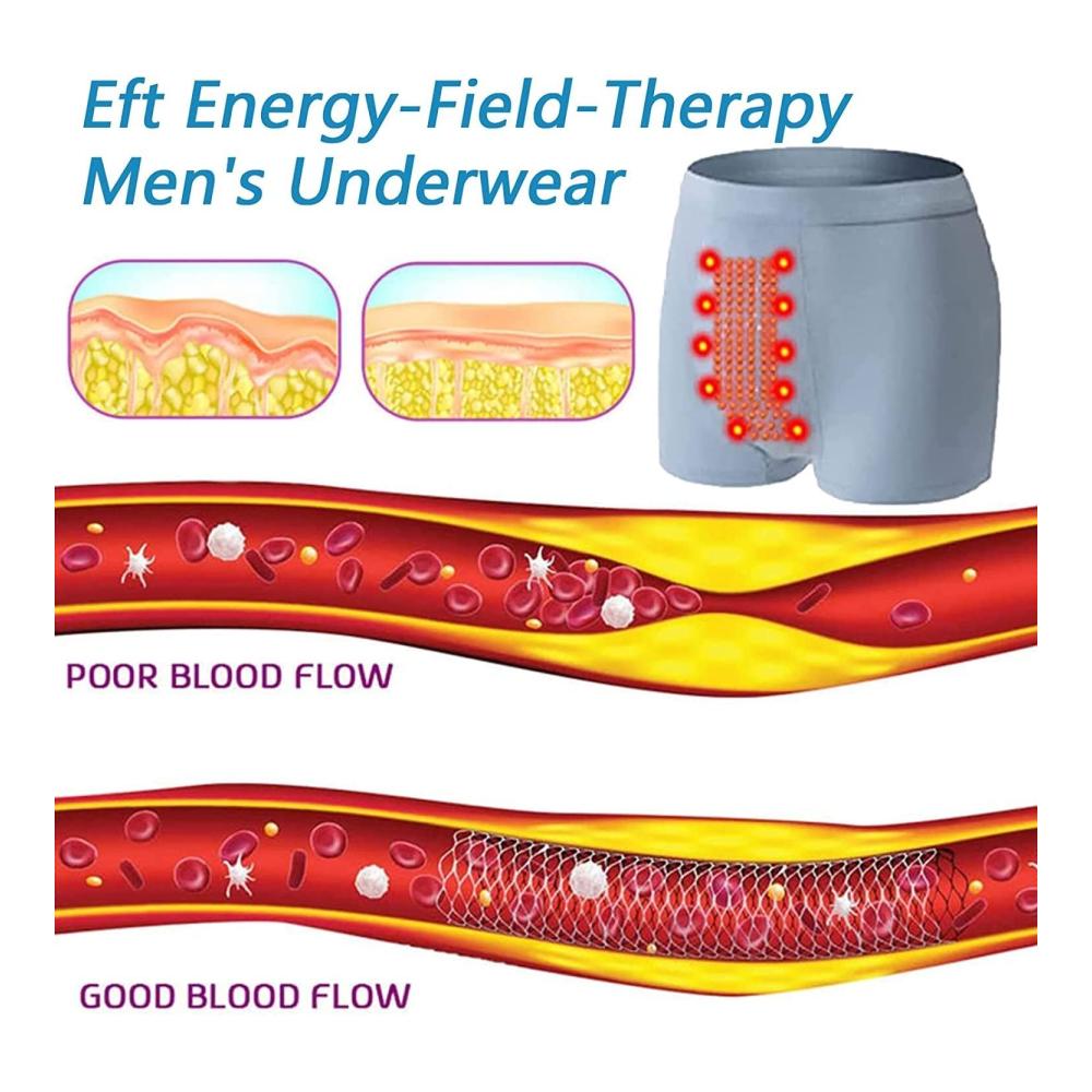 Energizing Retroshorts für Herren Lang anhaltende Wirkung für männliche Vitalität Härteverzögerung & Gewichtsmanagement (3er-Pack Größe L