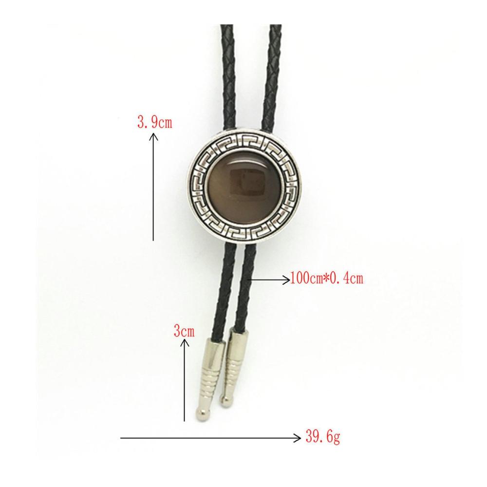 Bai You Mei Bolotie Klassische Western Cowboy Bolo Tie für Männer – Stilvolle Herrenkrawatten für den Western-Look