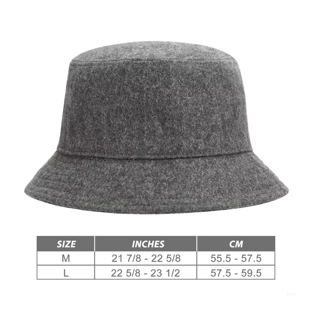 Winter Bucket Hat aus hochwertiger Wolle – Stilvoller Fischerhut für Damen und Herren