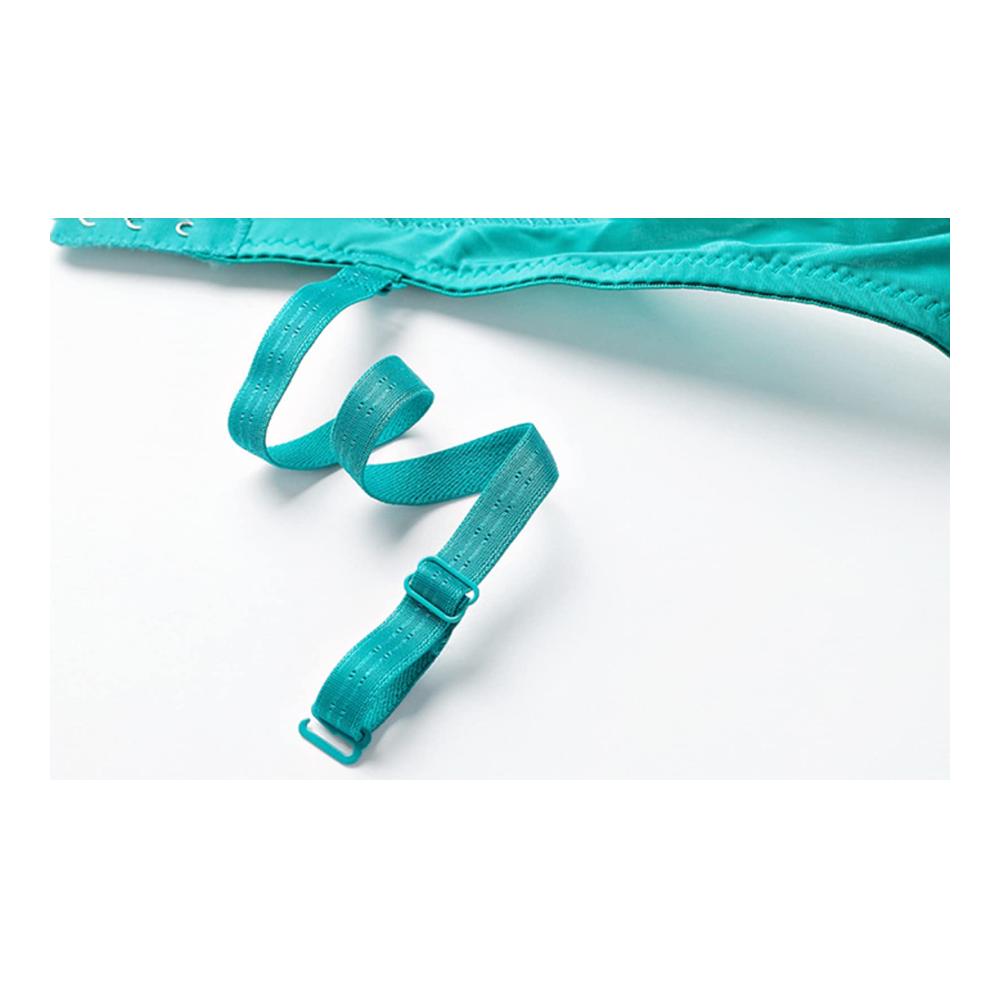 Damen BH und Höschenset - Sexy Spitzen-Bralette mit 3/4 Tasse Übergröße Hochdrücken Bügelunterstützung Minimizer Bequemer Tanga - Klassische Dessous für stilvolle Eleganz