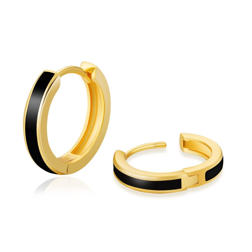 Linie-14K Gold Vergoldet