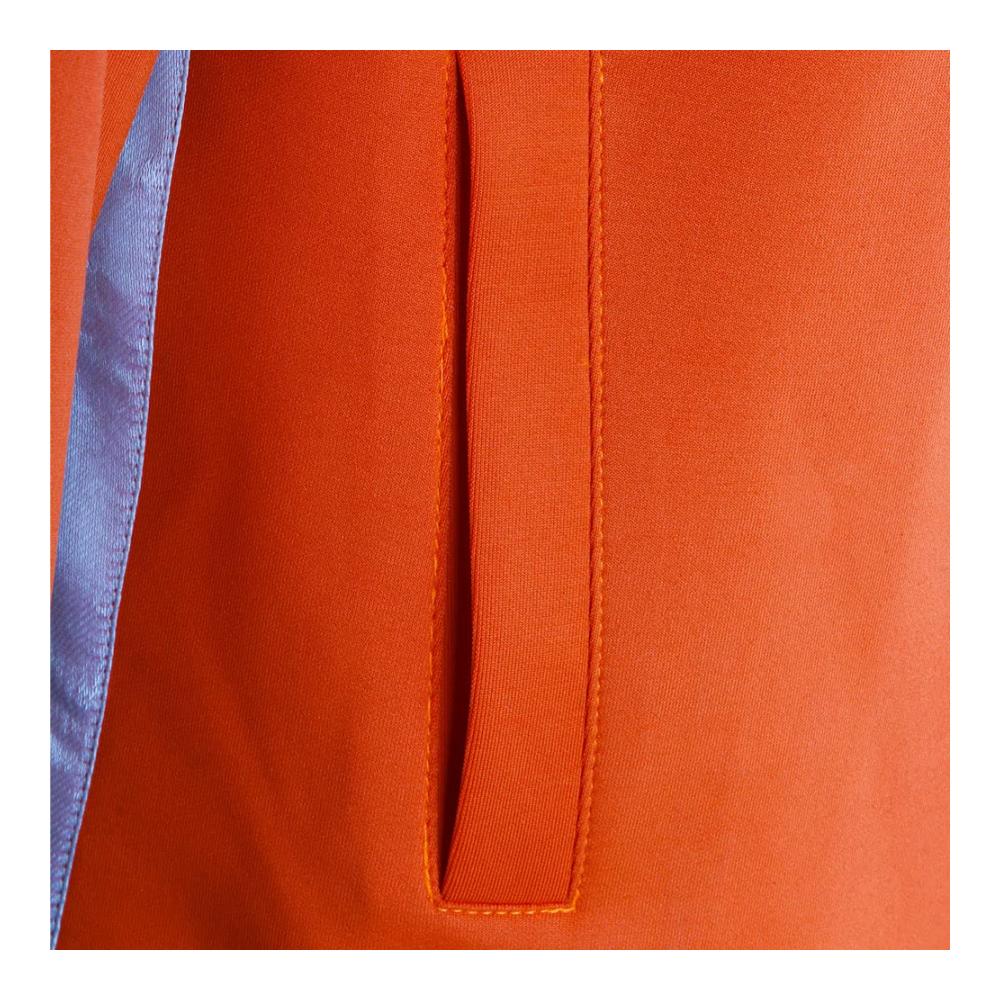 Funhoo Herren Orange Tracksuit - Sportlicher Jogginganzug mit Stehkragen für Outdoor-Aktivitäten und Cosplay-Kostüme