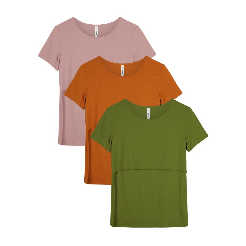 Orange/Grün/Pink