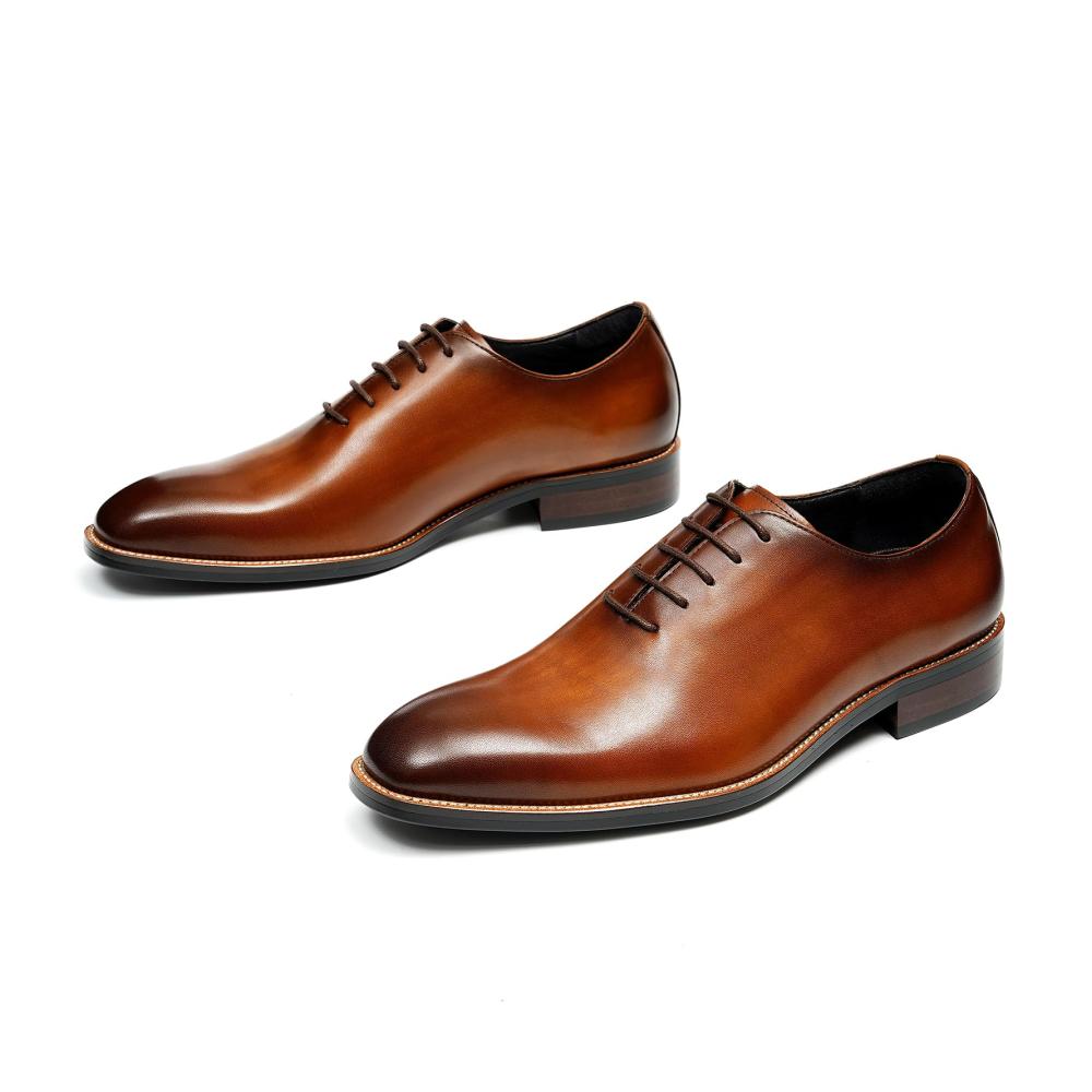 Herren Oxfords aus Leder – Elegante Business-Schnürschuhe für Hochzeit Party & Arbeit