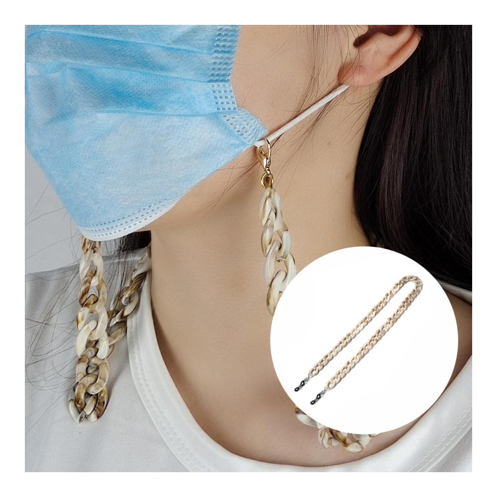 3er Set Acryl Brillenketten Wasserfestes Sonnenbrillenband | Anti-Drop Sunglass Straps für Sport- und Lesebrillen