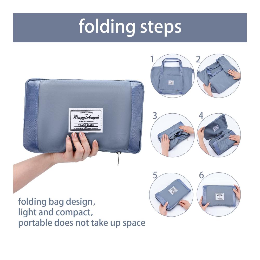 Faltbare Damen-Reisetasche | Großes Handgepäck für den Urlaub | Weekend-Tasche mit hoher Kapazität | Sporttasche für Damen | Praktische Damen-Reisetasche