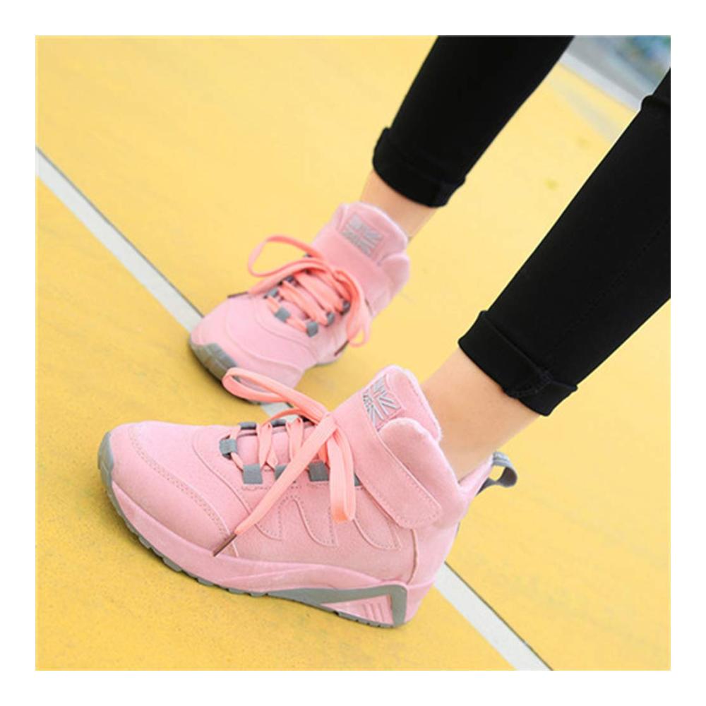 Winter-Laufschuhe Damen | Warm gefütterte Straßenlaufschuhe mit Pelz | Anti-Rutsch Schnee-Turnschuhe für Draußen