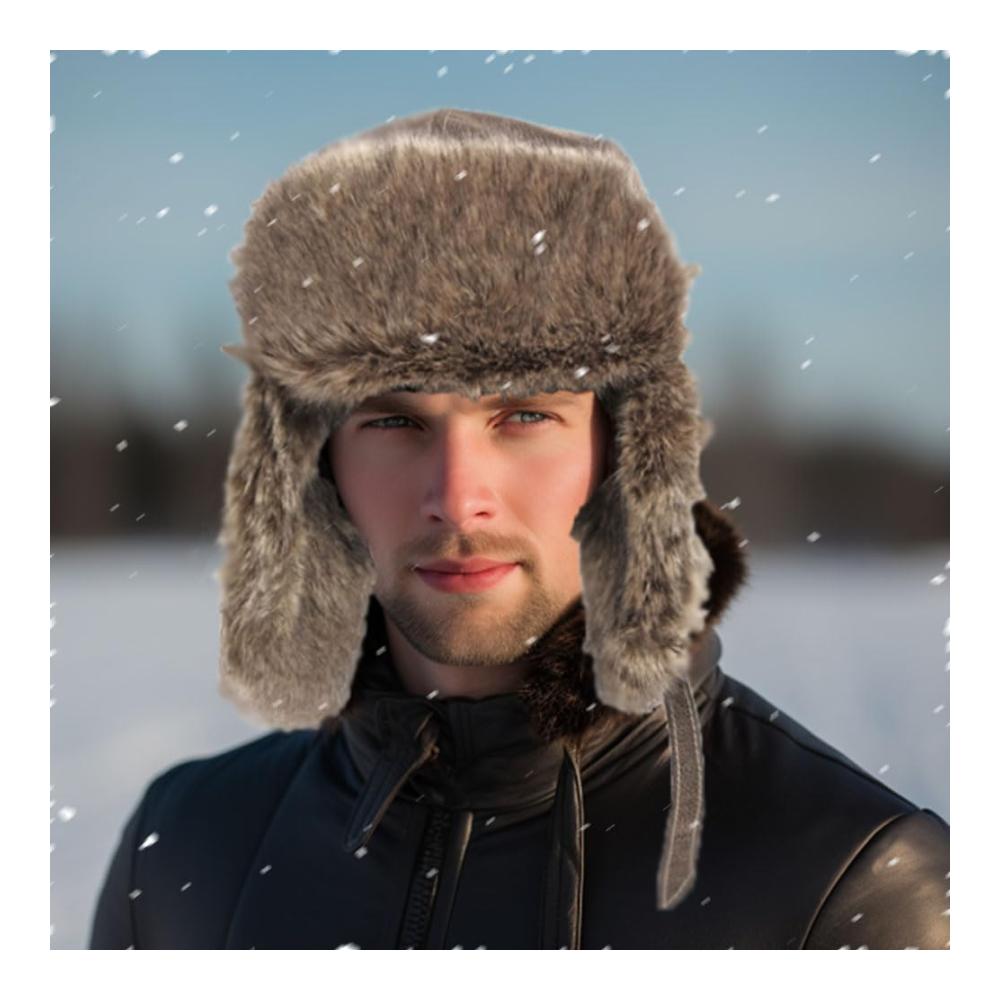 Winter Fliegermützen für Herren und Damen - Thermische Ohrenschützer Winddicht ideal zum Snowboarden Skaten und Radfahren