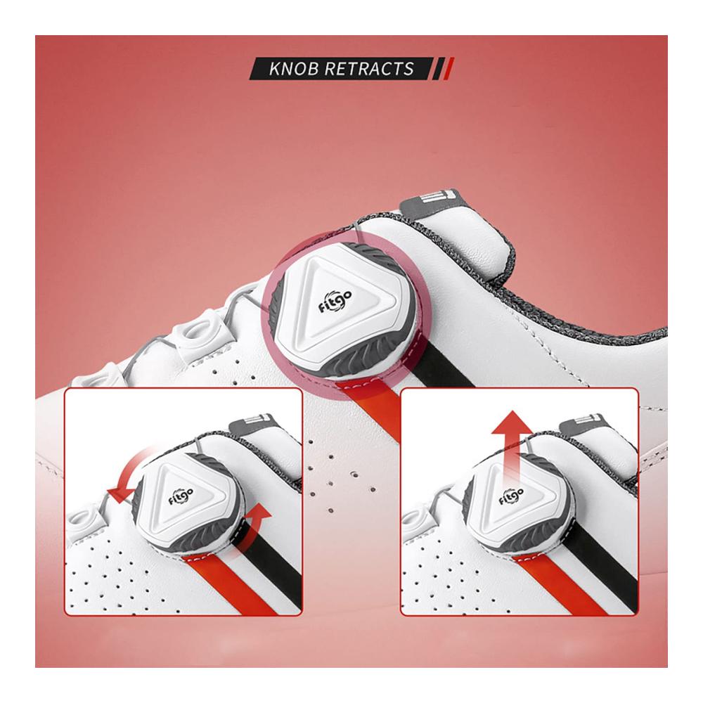 Graue Spikeless Golfschuhe für Damen – Abriebfest und rutschfest – Bequeme Golfschuhe mit Lace System – Outdoor Golf Trainingsschuh in 6UK – Damen Golfschuhe Walking Sneakers