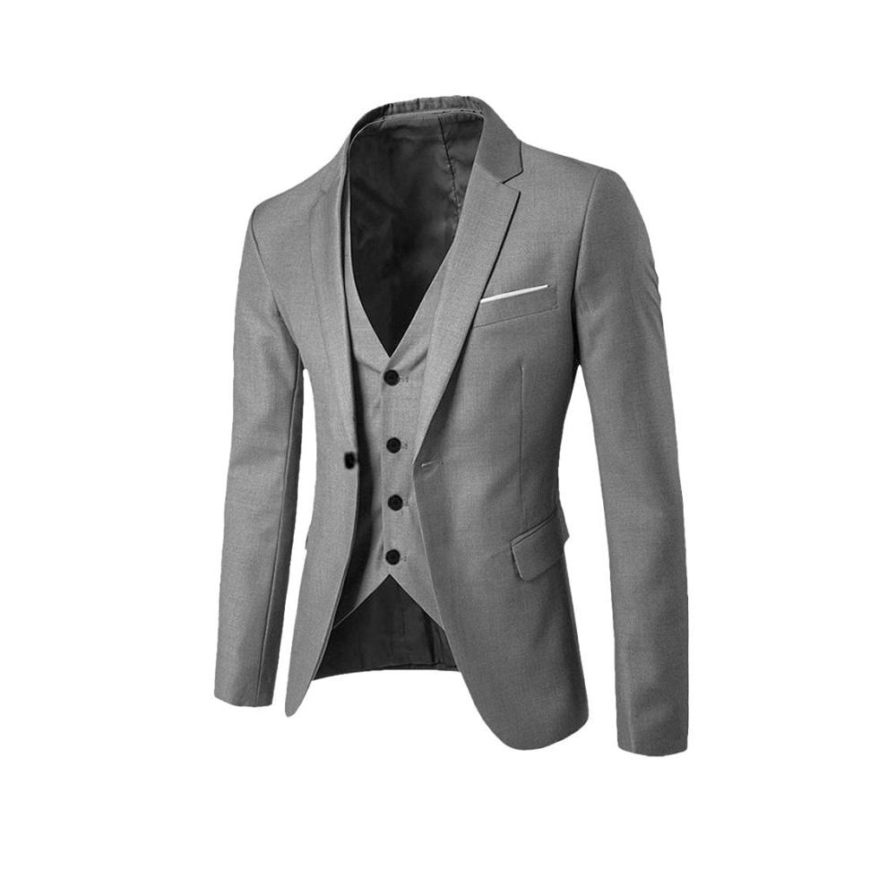 Moderne Herrenanzug Sets mit Charme 3-teiliger Anzug perfekt für Hochzeiten und Business mit Slim Fit Blazer Weste und Hose