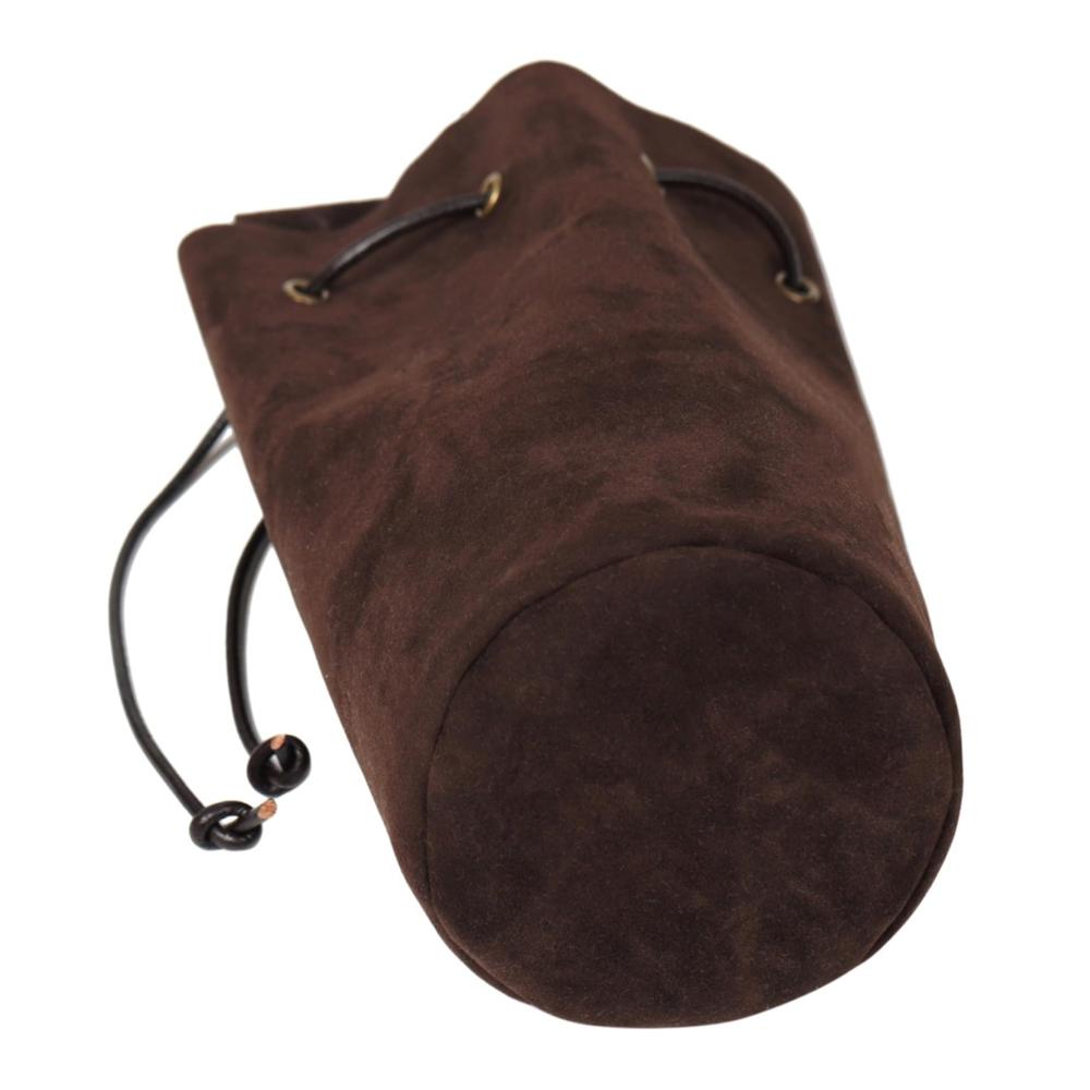 Renaissance-Beutel für Accessoires & Cosplay | Vintage Gürteltasche aus Leder mit Kordelzug für Halloween und Events