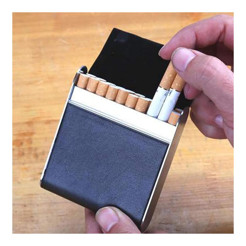 Edelstahl Zigarettenetui - Stilvolles Business-Geschenk für Herren und Damen