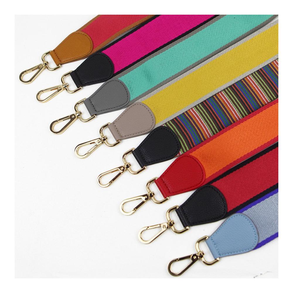 Breiter Damen-Schultergurt 103cm - Bunter Schulterriemen für Handtaschen Tragetaschen - Orange Schultergurt für stilvolle Taschen