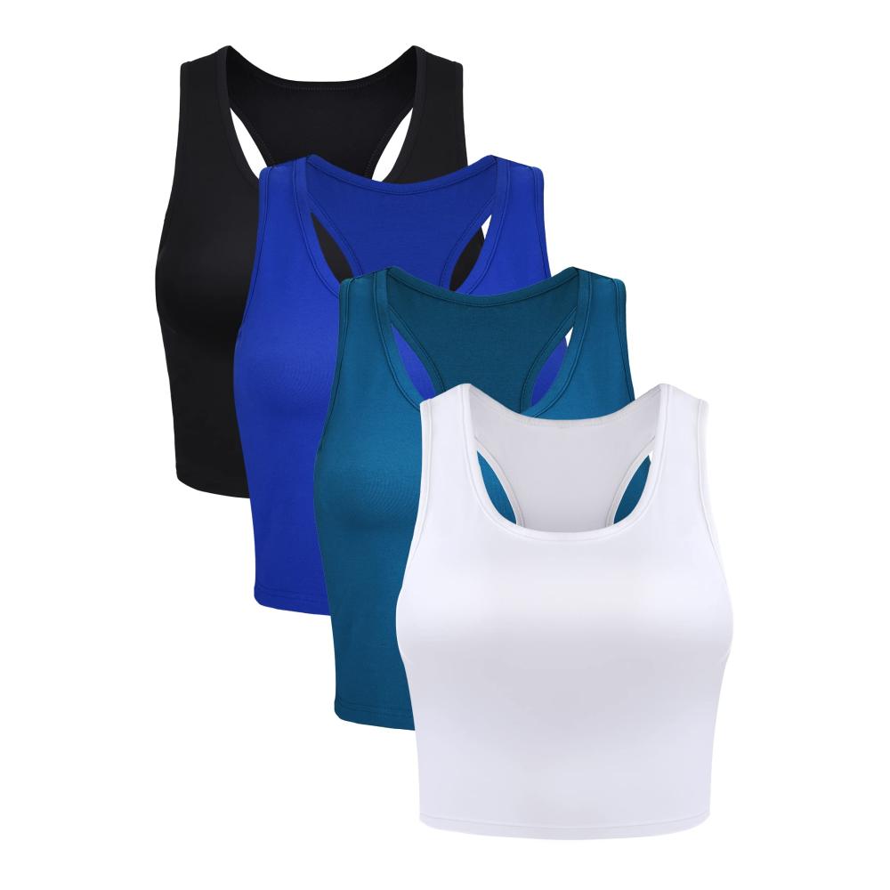 Schwarz, Weiß, Pfauenblau, Königsblau