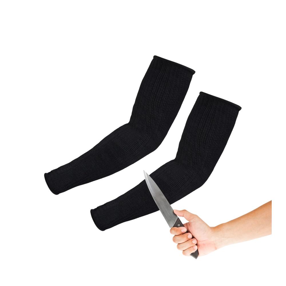 Schnittfeste Ärmel mit Kevlar-Schutz | Vollarm-Armschützer | 1 Paar Anti-Abrieb-Sicherheitsärmel | Level 5 Schnittschutz | Brandschutz | Hochleistungs-Armschutzhüllen