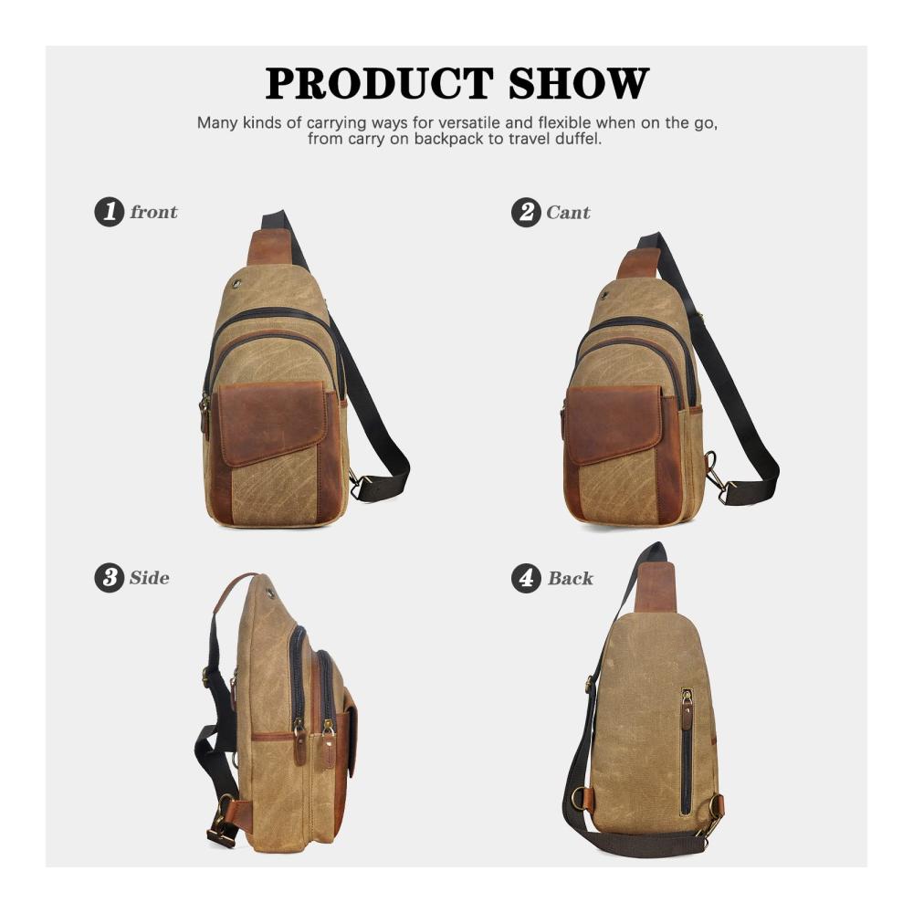 Schultertaschen Unisex Moderne Gepäck-Brusttasche für stilbewusste Reisende
