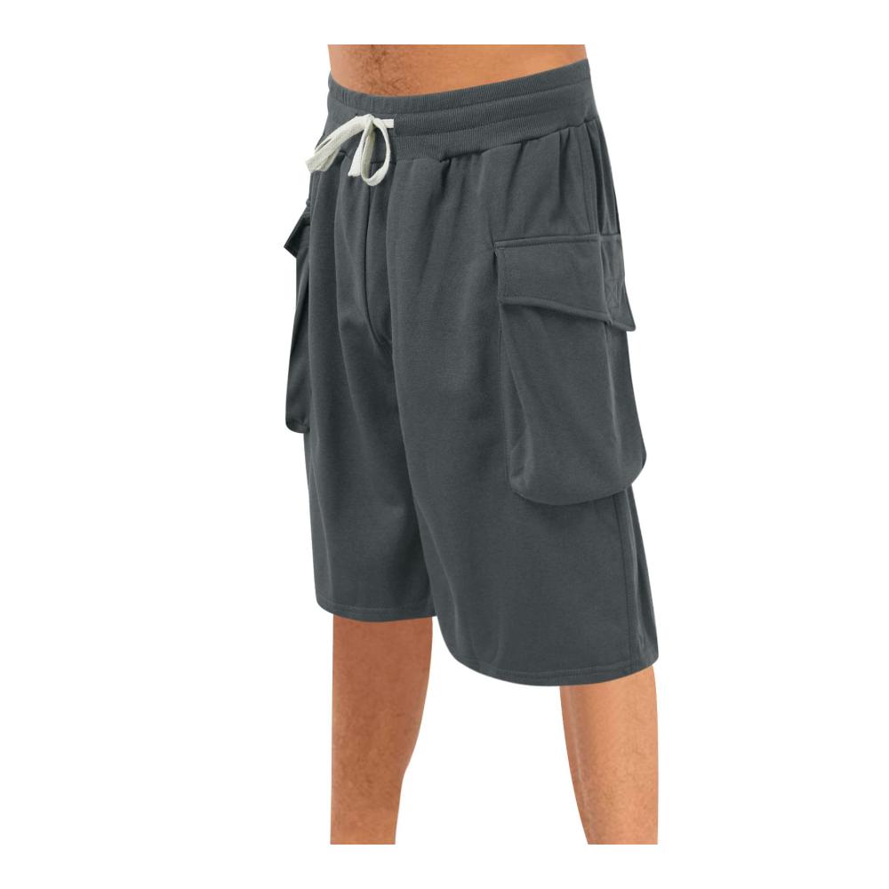 Herren Cargo Shorts Sommerliche Kurze Hosen mit Mehreren Taschen für Sport Fitness & Freizeit