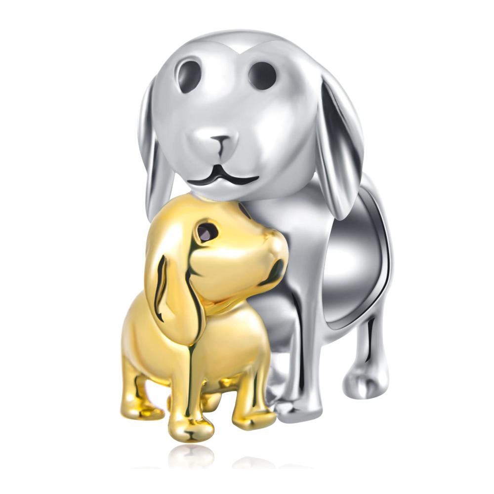 Welpe Hund Mutter Kind Charm