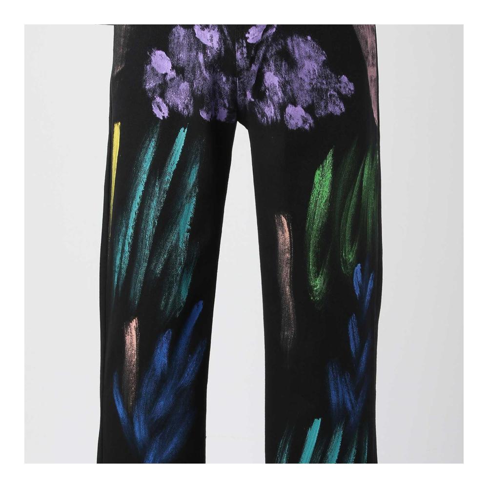 Stretch Herren Jeans - Modische Batik-Lockere Passform Drapiertes Design Breite Beinhosen - Casual und Trendy Herrenbekleidung