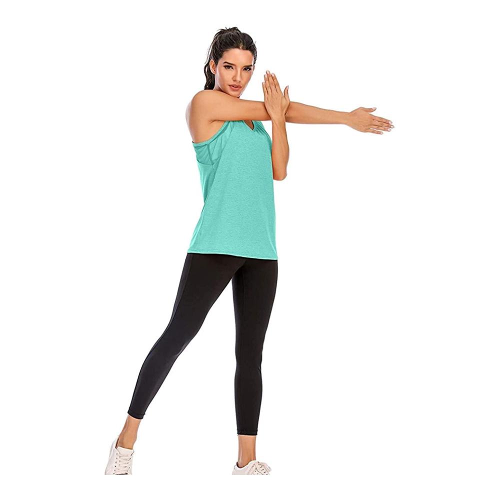 Damen Mesh Tanktops für Yoga und Fitness - Ärmelloses Sportshirt für Laufen und Training