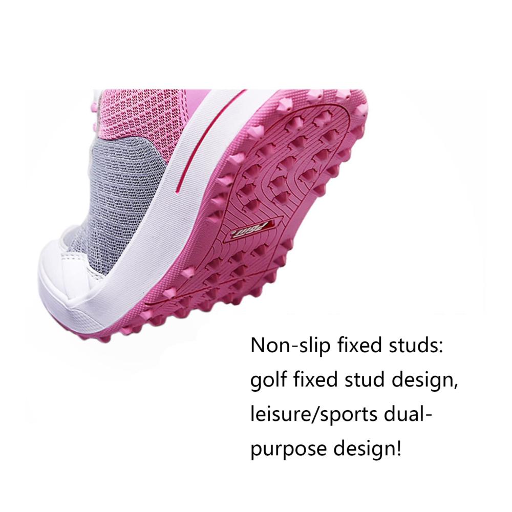 Leichte Spikeless Golfschuhe für Damen – Atmungsaktiv rutschfest ideal für Outdoor- und Indoor-Golftraining
