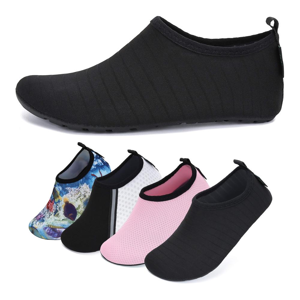 Schnell trocknende Aqua Badeschuhe für Herren und Damen - Ideale Schwimmschuhe für Strand und Pool