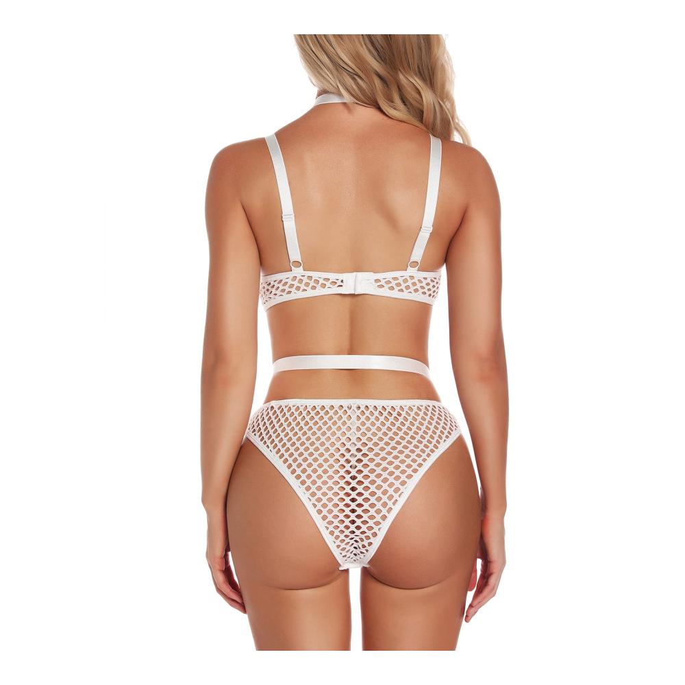 Durchsichtiger Mesh-Bodysuit Verführerische Damen Dessous & Einteiler Sexy Badeanzug für Frauen